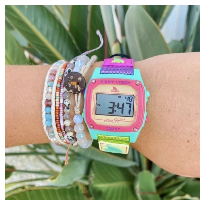Sour Apple Shark Classic Clip Watch