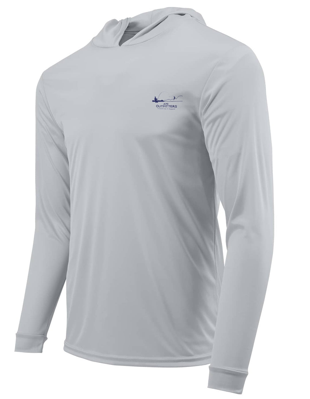 AMI Outfitters Compass Sun Shirt Hoodie Grey