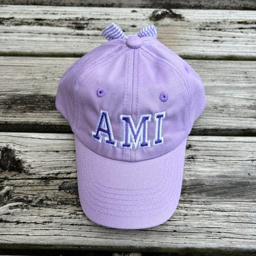 Kids’ AMI Purple Hat with Bow