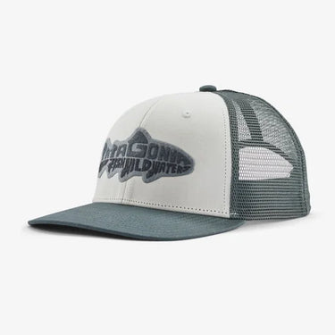 Patagonia Adult Hat-Take A Stand Trucker Hat Wild Waterline White