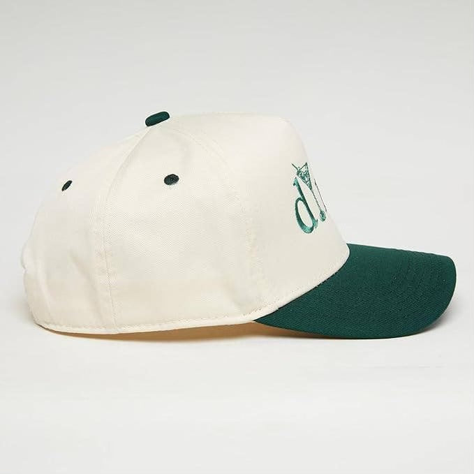2-Tone Embroidered Cap - Dirty (Martini) - Green/Beige
