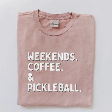 Pickleball Puff Print T Shirt