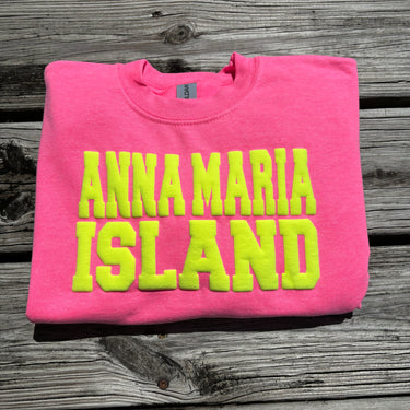 Kids’ Anna Maria Island Neon Pink Sweatshirt