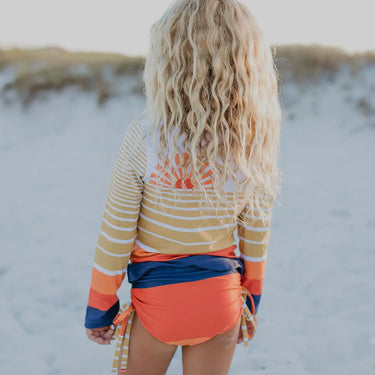 Girls’ Long Sleeve UPF Sunset Swimsuit