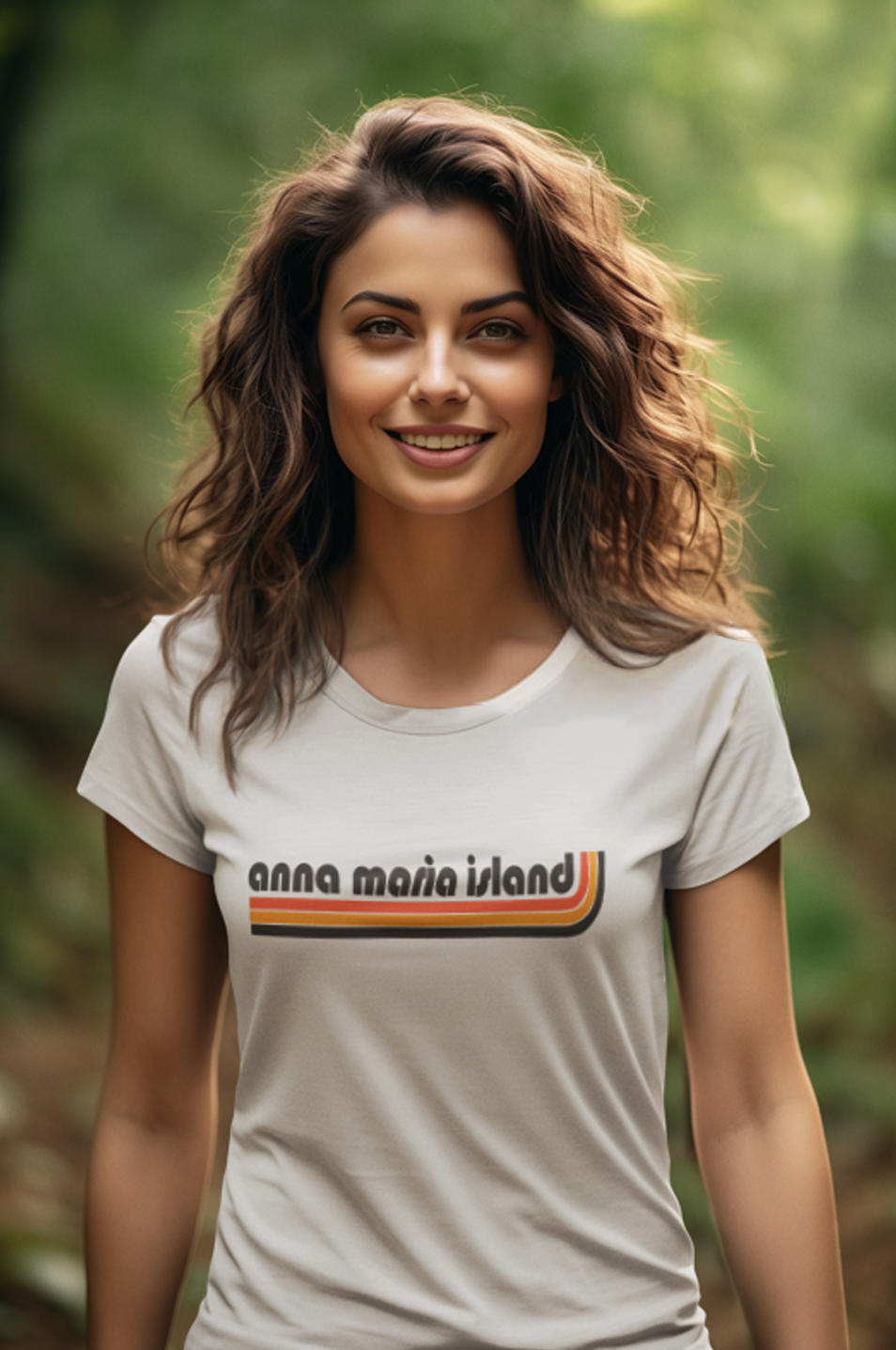 Anna Maria Island Swoop Bella Canvas Cotton Tee