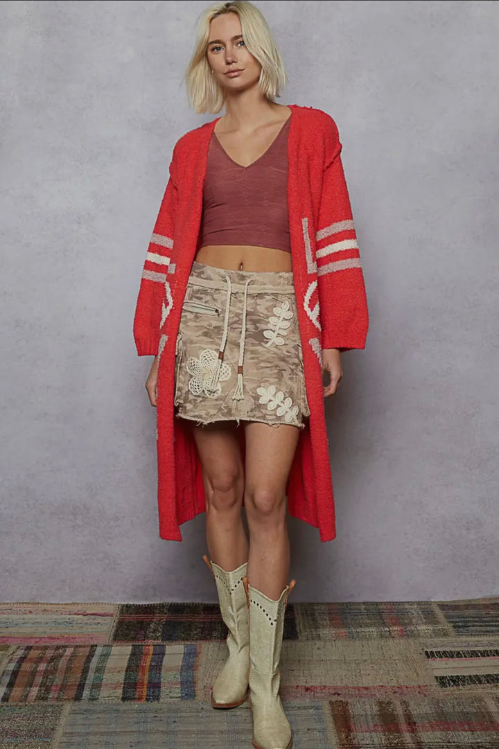 Peach Echo Love Letter Cardigan