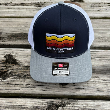 AMI Outfitters Richardson Navy wave patch hat