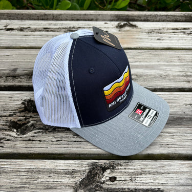 AMI Outfitters Richardson Navy wave patch hat