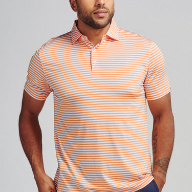 Tasc Cloud Lightweight Polo Air Stripe