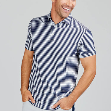 Tasc Cloud Lightweight Polo Air Stripe