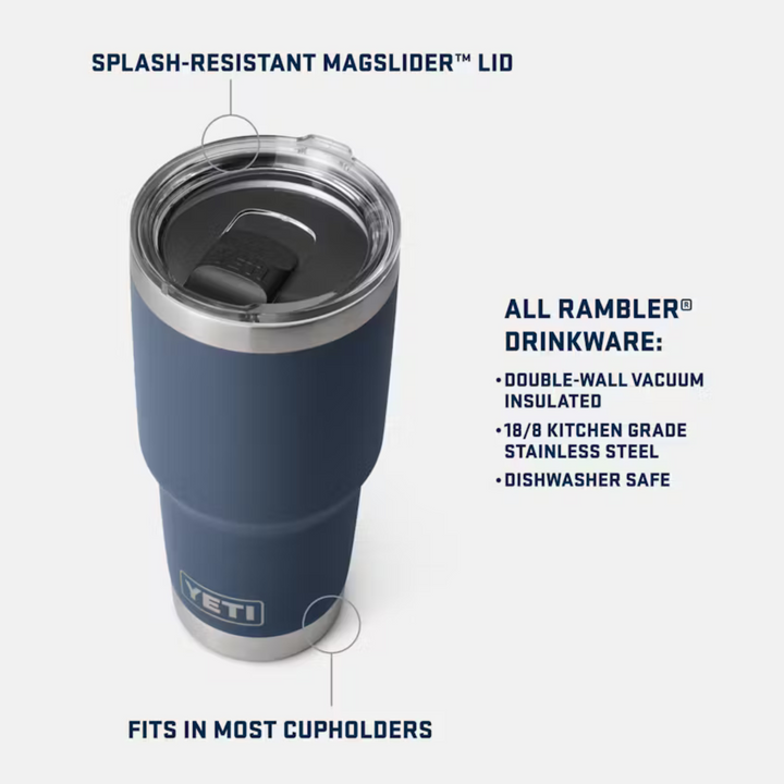 YETI Rambler 30 oz Tumbler (With MagSlider Lid)