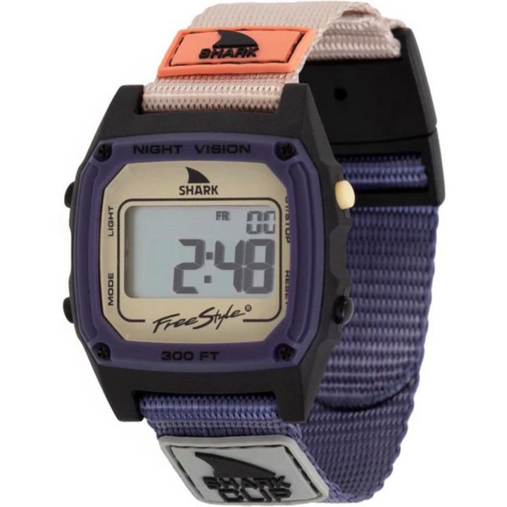 Indigo Tan - Shark Classic Clip Watch