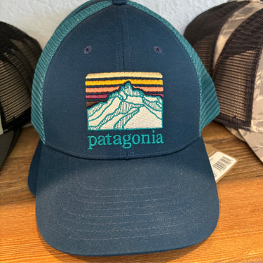 Patagonia Adult Hat-Line Logo Ridge Lo Pro Trucker Har Lagom Blue