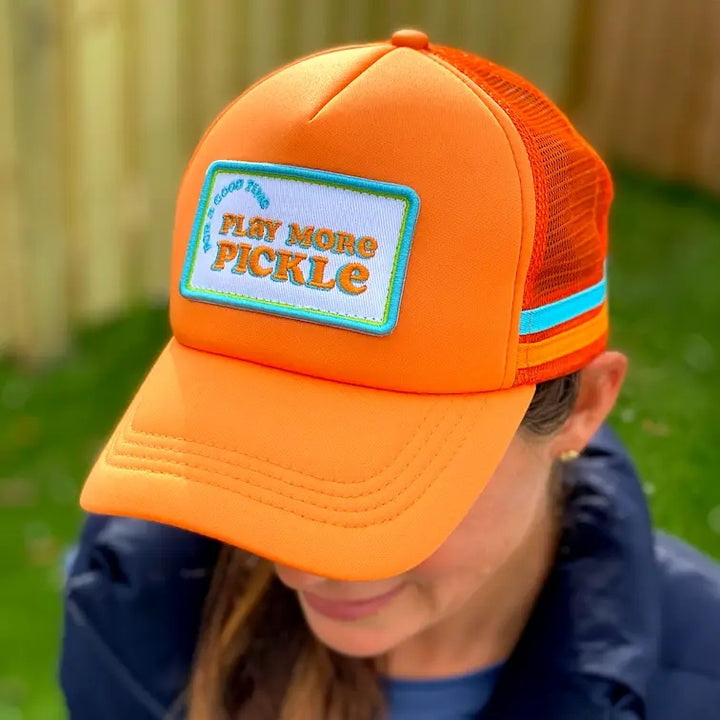 Play More Pickle Snapback Pickleball Hat