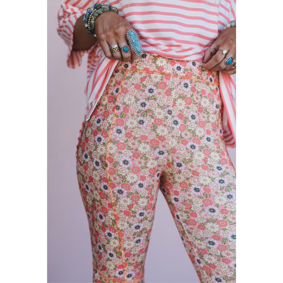 Dream in Flowers Flare Pants