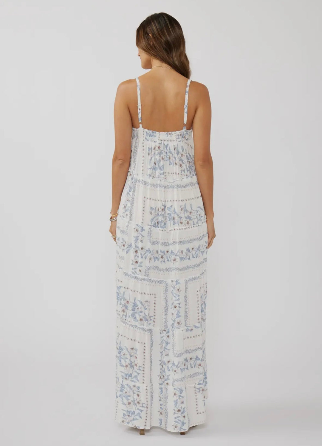 Hi-Lo Spaghetti Strap Maxi Dress
