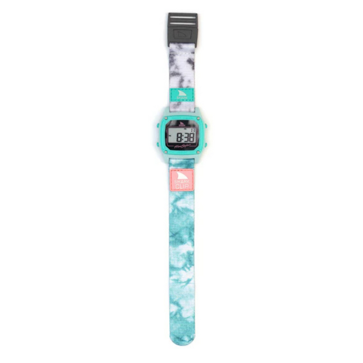 Tie Dye Aqua Cloud - Shark Classic Clip Watch